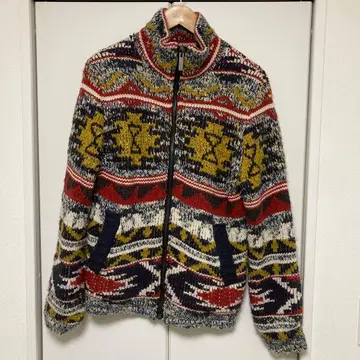 ZARA MAN 다색 패턴 니트 자켓 M