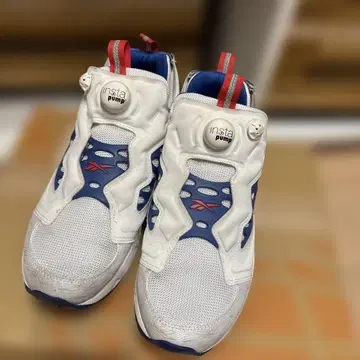 리복 펌프 퓨리 화이트/블루/레드 25cm