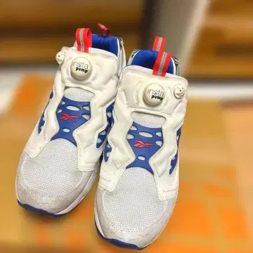 리복 펌프 퓨리 화이트/블루/레드 26cm