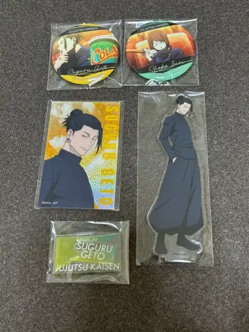 주술회전 극장판 회옥옥절 DVD 특전 캔뱃지 아크릴 스탠드 카드 TOHO