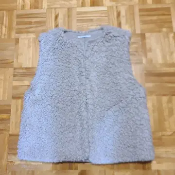 BEAUTY&YOUTH 베이지 플리스 베스트