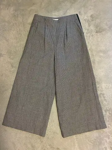 Ballsey 하운드투스 패턴 와이드 팬츠