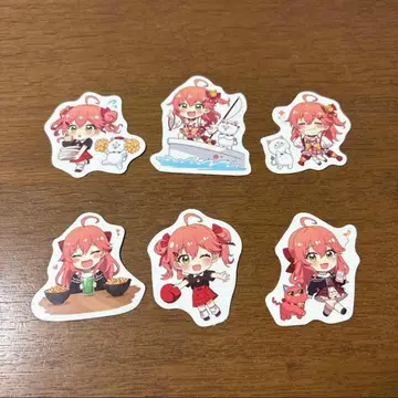 사쿠라 미코 콜라보 스시로 피크 6종류 냥하로