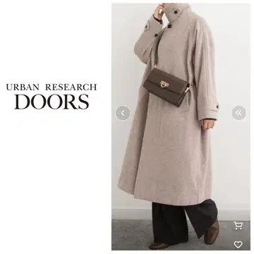 어반 리서치 도어스 울 100 발마칸 코트