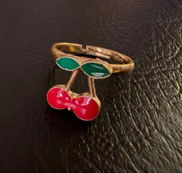 아쉬페프랑스 H.P.FRANCE 체리 모티브 반지 6호