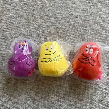 바바파파 캡슐 인형 바바주 바바브라보 바바벨 옐로우 컬러 빨간색 보라색