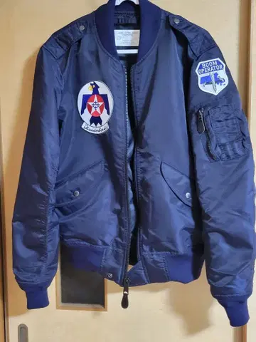 AVIREX 플라이트 자켓 l-2b 오리지널 커스텀 네이비