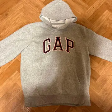 GAP 그레이 후드 부착 후드티 M 사이즈
