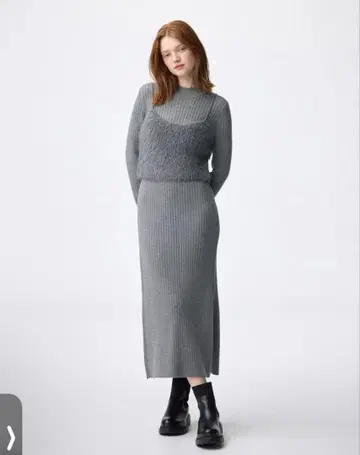 택 포함 새상품 GU 2피스 뷔스티에 세트 원피스