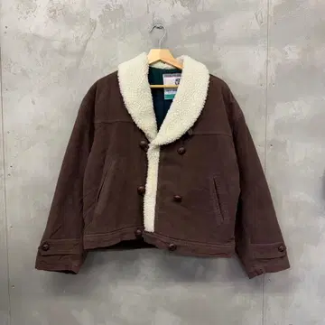 TURCKY BEAR MEN 코튼 스웨이드 보아 자켓 싸개 버튼