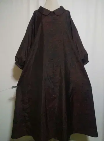 기모노 리메이크 / 돌먼 소매 / 카라 달린 원피스 사이즈 LL~3L