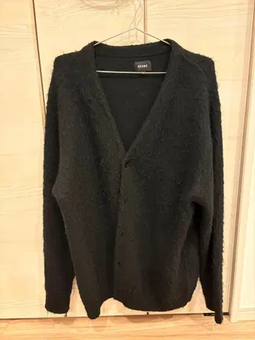 BEAMS 샤기 모헤어 가디건