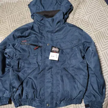 CO-COS 후드 부착 방한 블루종 M