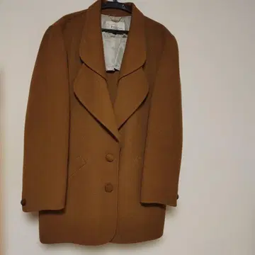 고급 울 체스터 코트 투버튼 M-L 사이즈