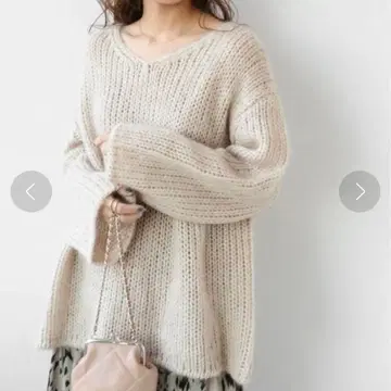 relume 브러시드 모헤어 오버사이즈 풀오버