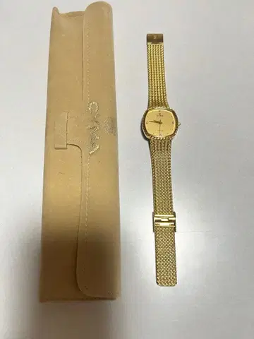 CYMA 골드 손목시계 남성용 작동품