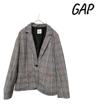 GAP 체크 무늬 테일러드 자켓