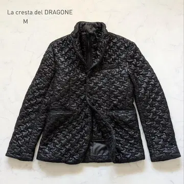 드라고네 퀼트 충전솜 자켓 블랙 M 남성용 아우터 이탈리아