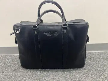 아오키카방 컴플렉스 가든 브리프백 블랙 레더