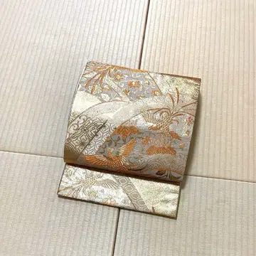 골드 화려한 봉황 후쿠로 오비