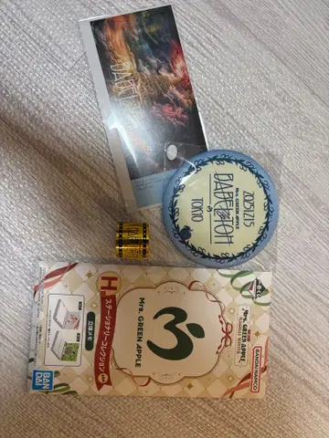 제일복권 미세스 H상 입체 메모 바벨 사과잼 시트 캔배치와 은색 테이프