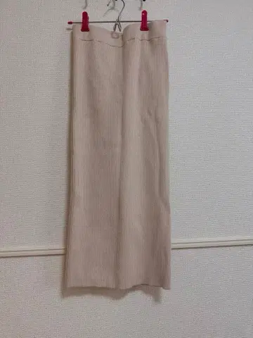 [ LIP SERVICE ] 타이트 니트 리브 스커트(FREE)