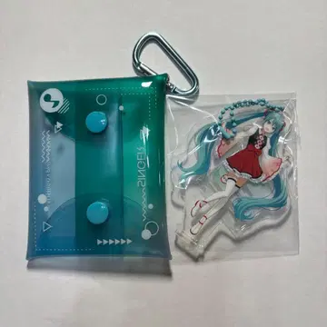 하츠네 미쿠 아크릴 스탠드 스시로 멀티 파우치