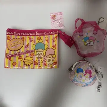 산리오 키키라라 리틀트윈스타 파우치 동전 지갑 쇼와 레트로