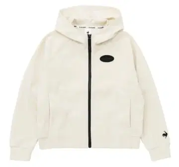 르꼬끄 스포르티브 발수 후드티 화이트