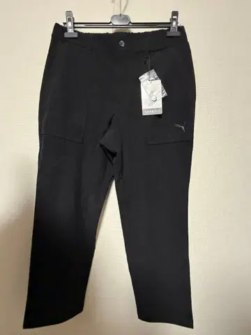 [ 택 포함 미사용 새상품 ] PUMA 골프 블랙 골프 팬츠 코듀로이