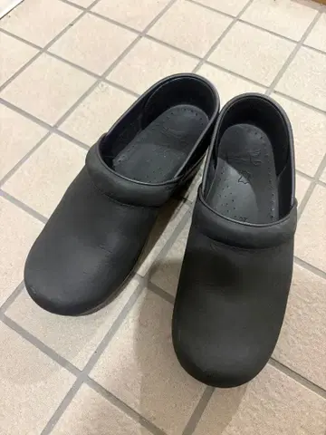 단스코 37 dansko 블랙 슬립온 신발 여성용