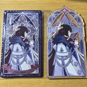 콜론비나 홀로그램 카드 아크릴 스탠드