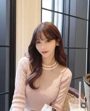 riu 리우 R짱 Rose Embroidery 니트