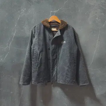 US.NAVY 덱 자켓 N-1 타입 보아 자켓 페이드