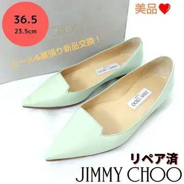 새상품급 박스 포함 JIMMY CHOO [지미추] 로우힐 펌프스