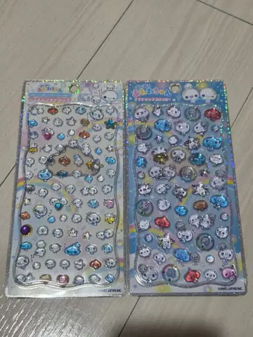 아와와짱 프티 드롭 스티커 모자 꽁지 드롭 씰