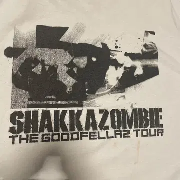 SHAKKAZOMBIE 2002 투어T 2XL 샤카좀비
