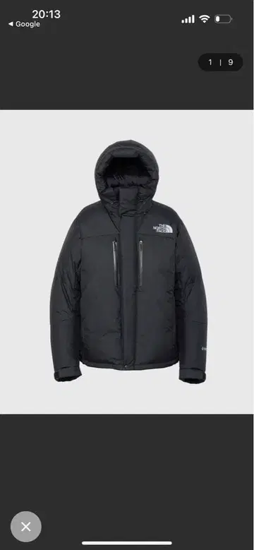 THE NORTH FACE 블랙 다운 자켓 사이즈
