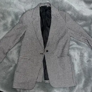 하운드 투스 테일러드 자켓