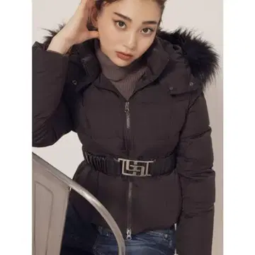 GYDA 제이 벨트 포함 2022년 숏 다운 퍼 코트