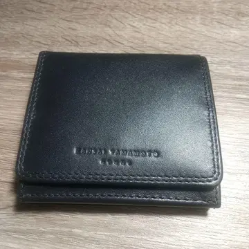 KANSAI YAMAMOTO 이단 접이식 지갑 블랙 새상품급