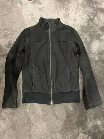 헤리티지스톤 Heritage stone 소가죽 레더 블루종 자켓