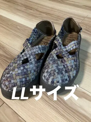 GOMUGOMU/고무 고무 메쉬 통굽 스니커즈 샌들 LL 사이즈