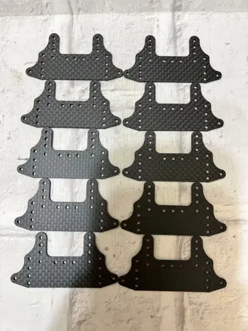 미니 사륜구동 무광택 카본 리어 브레이크 스테이 10장