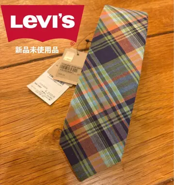 레어! 택 포함 새상품 Levi's 리바이스 컬러풀 레지멘탈 넥타이