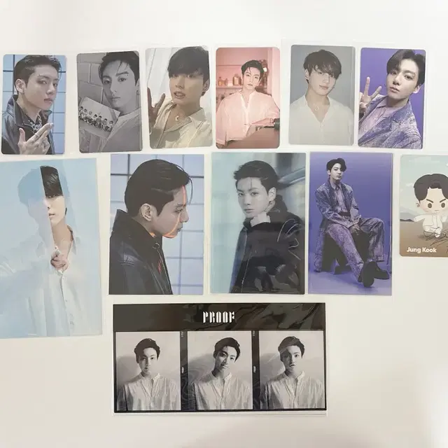 방탄 정국 프루프 포토카드 엽서 등