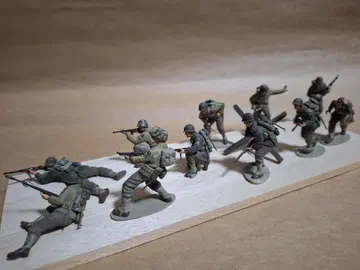 1/35 미국 보병 피규어 세트 11체