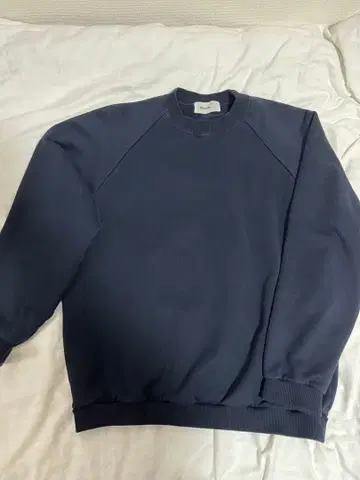 everyone COTTON CREW NECK SWEAT navy