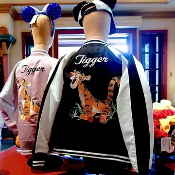 디즈니 티거 자수 스카잔 블랙 S