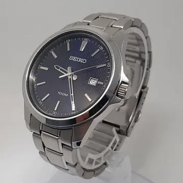 SEIKO 세이코 SUR153P1 쿼츠 네이비 남성용 작동품